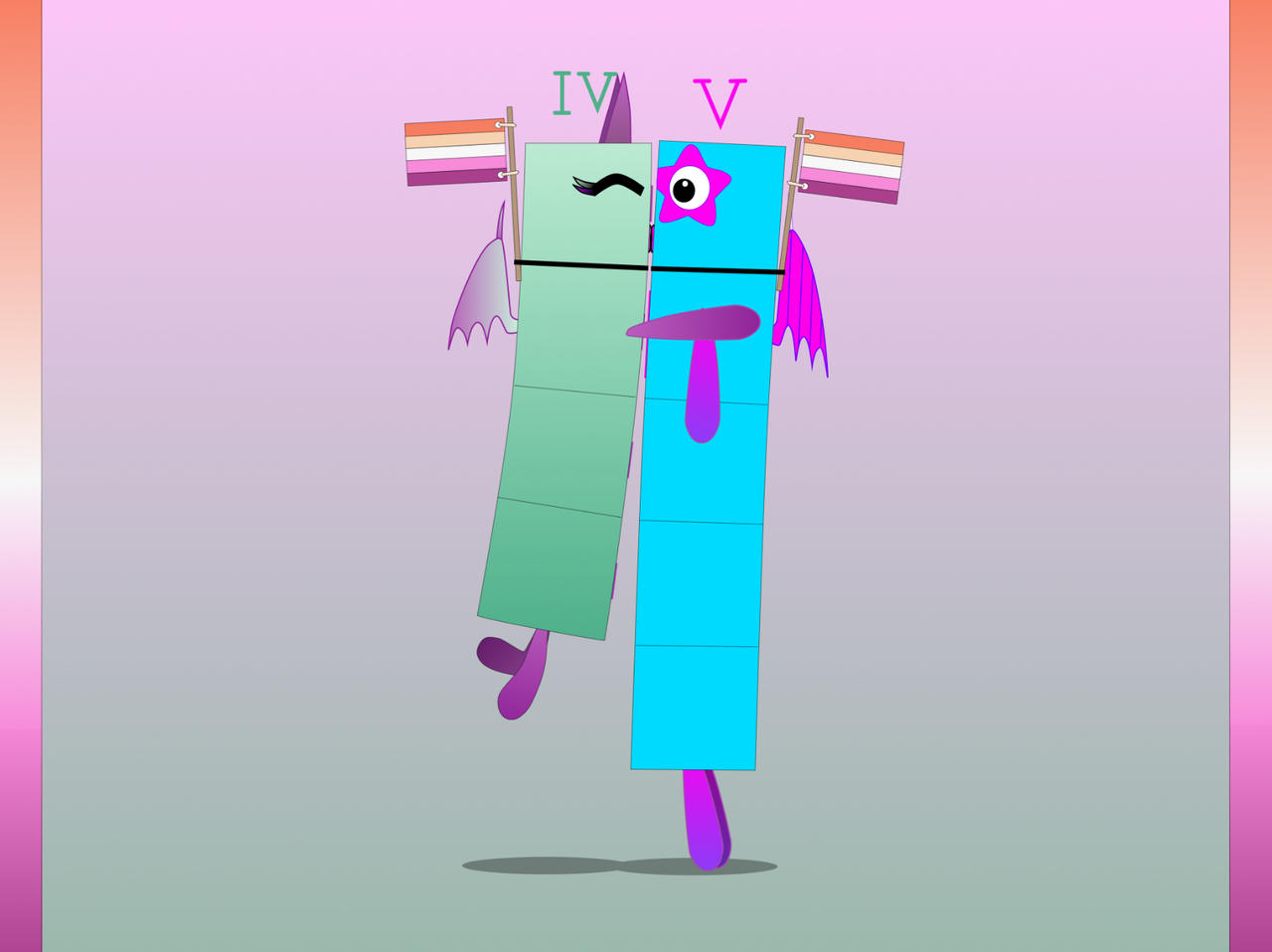 Numberblocks Drawing Related To Lgbtq By Voltagethecreator On Deviantart