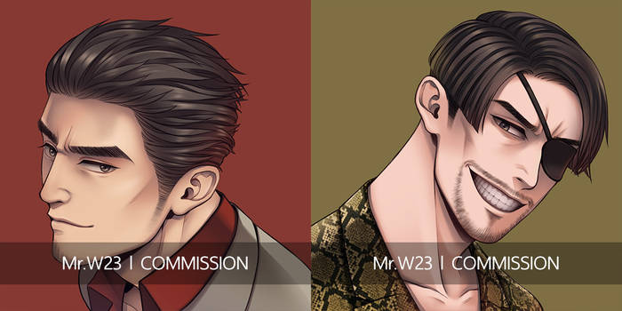 [C] Kazuma Kiryu and Goro Majima