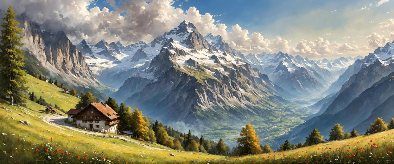 Swiss Alps 002 by RudyBAI on DeviantArt