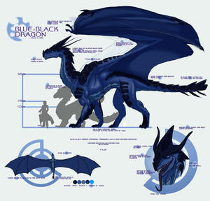 Blue-Black Dragon