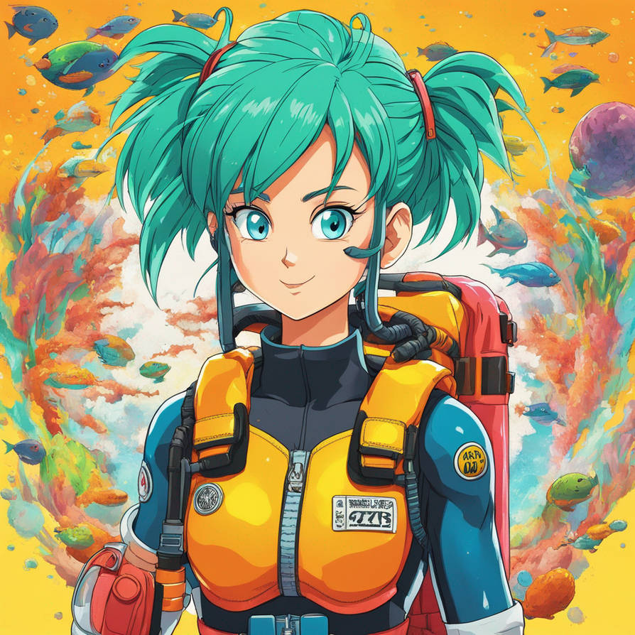 Bulma Pool Bulma Scuba Gear by goku442 on DeviantArt