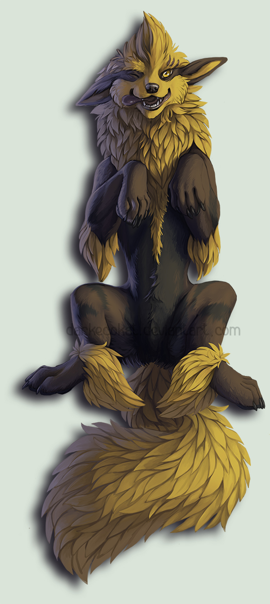 Arcanine!Malik by DarkEcoKat