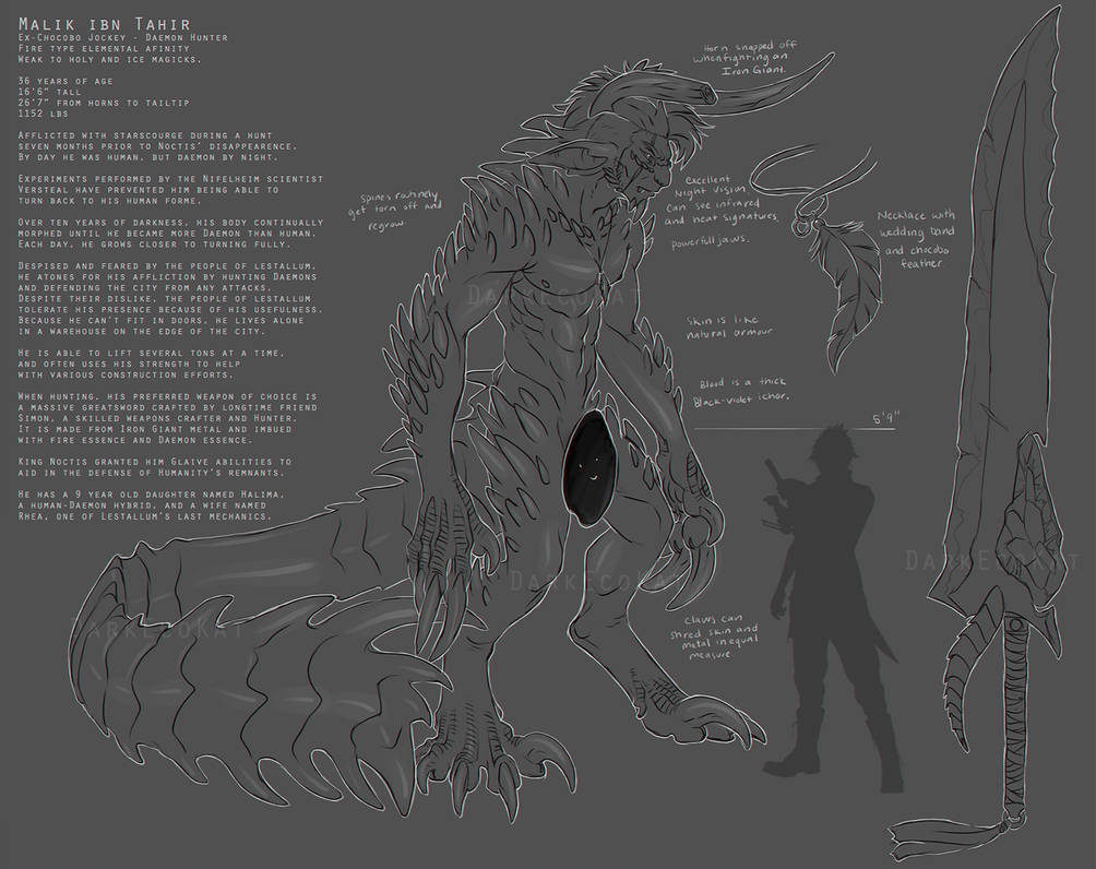 Daemon Malik Ref by DarkEcoKat