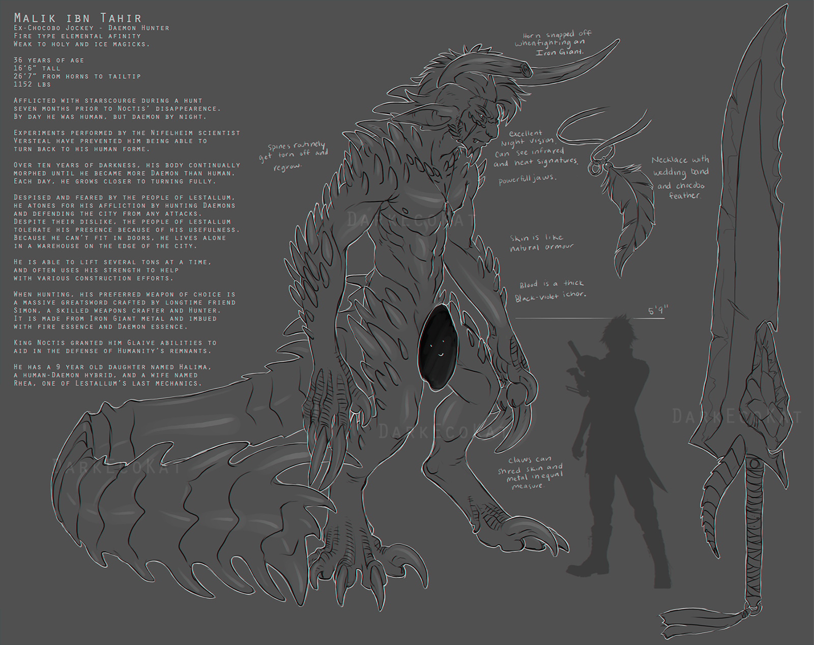 Daemon Malik Ref by DarkEcoKat
