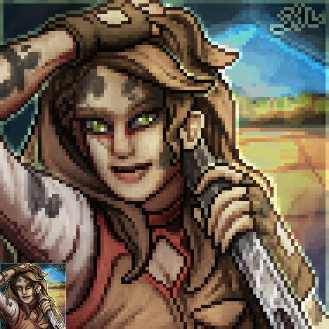 Jaheira Furcadia Portrait Commission by DarkEcoKat