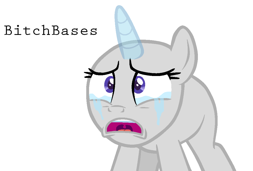 MLP Base: Crying pon by KIngBases on DeviantArt