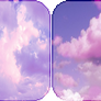 purple clouds -decor-
