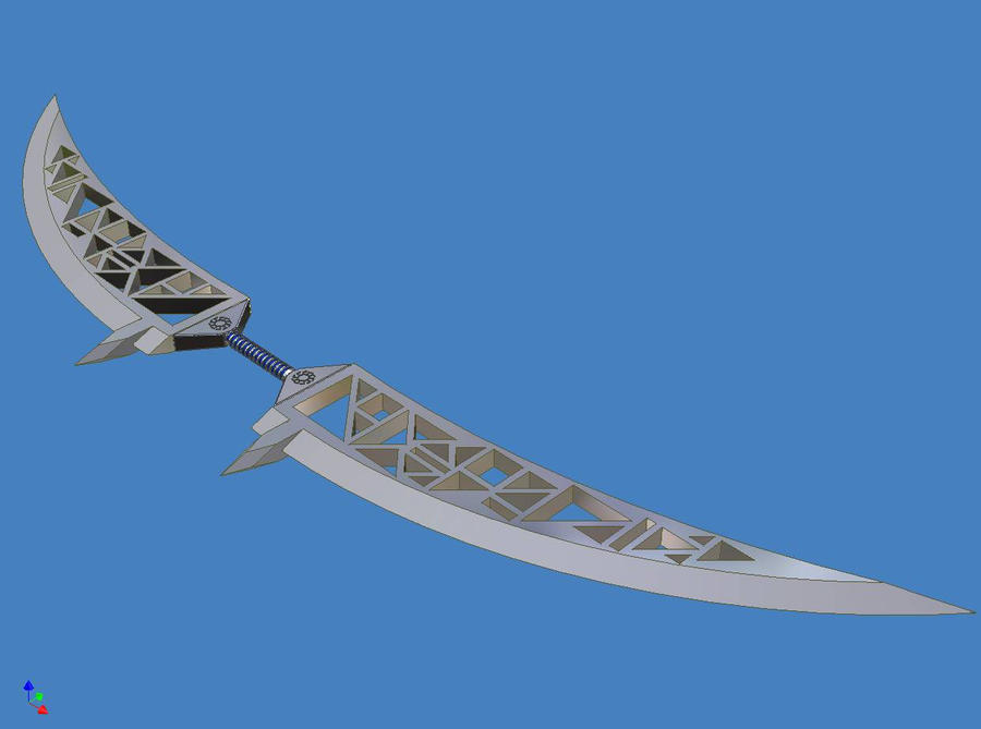 Double Bladed Sword By Lockencopp On Deviantart Double Bladed Sword By Lockencopp On Deviantart