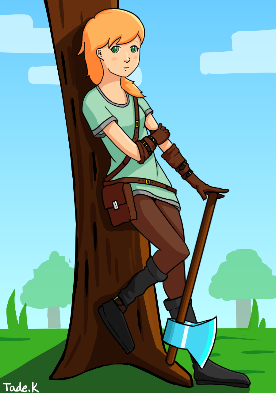 Minecraft Alex Normal Human Alex - Minecraft by Tade1128 on DeviantArt