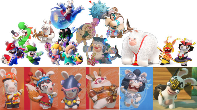 my favorite rabbid characters by Novacharger7 on DeviantArt