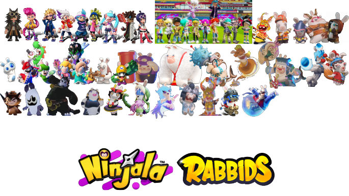 Ninja Rabbids All Ninjala and Rabbids by Novacharger7 on DeviantArt