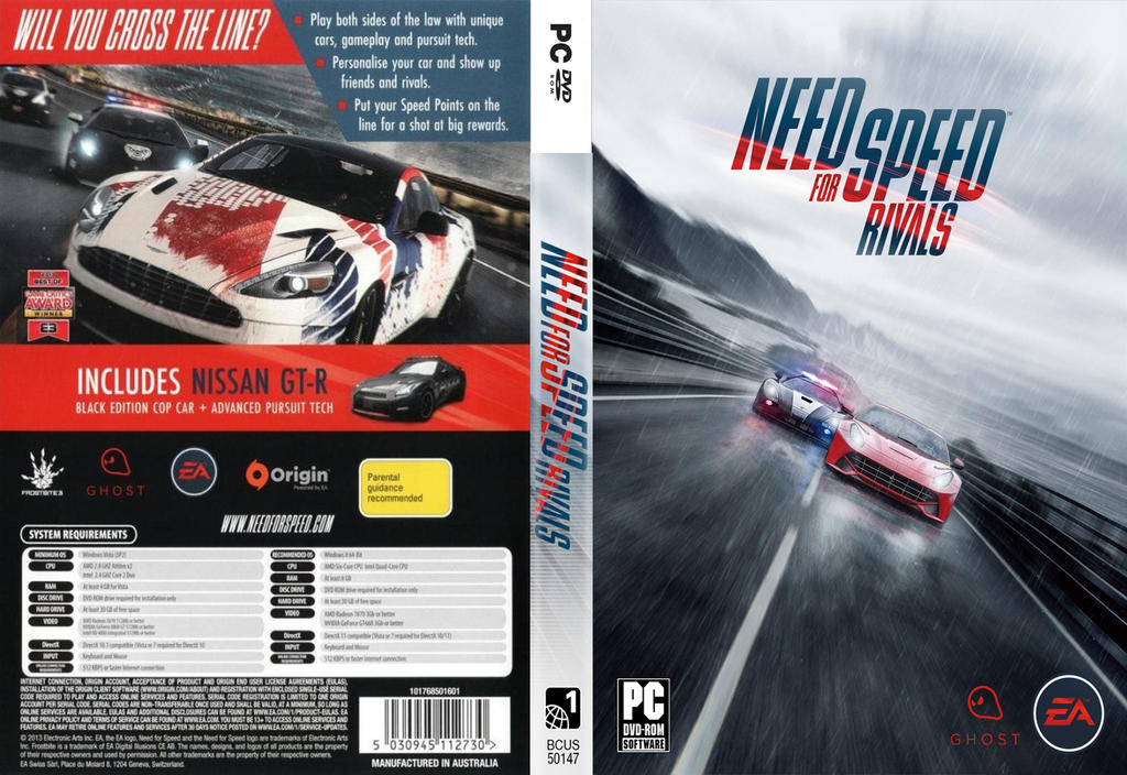 Need For Speed Rivals Original Cover by Mighoet on DeviantArt
