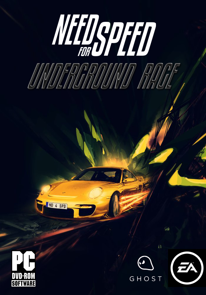 Need for Speed Underground Rage Cover (2nd Sketch)