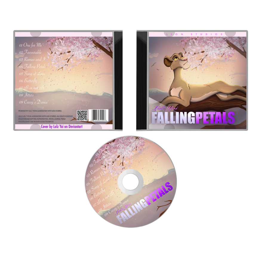Falling Petals Album Cover and CD - Contest Entry