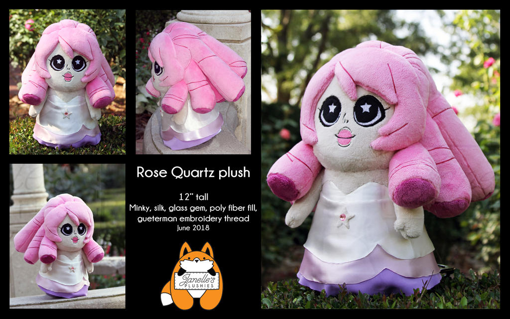 Rose Quartz plush by JanellesPlushies