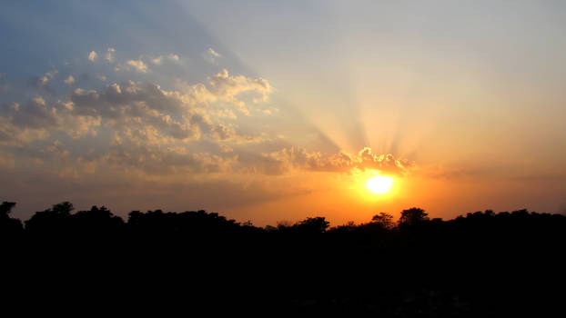 Sunset over Chitwan