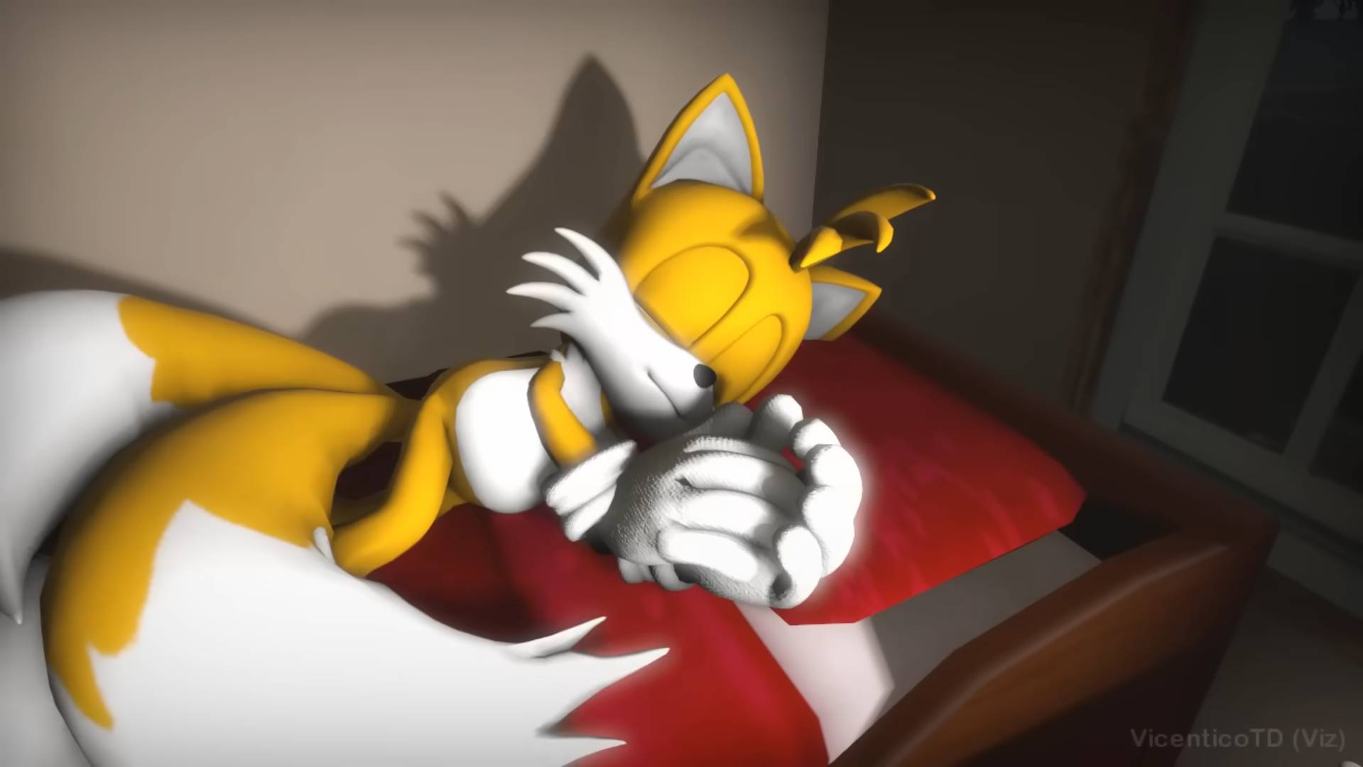 Tails Scared Tails Sleeping by JacobsT75 on DeviantArt