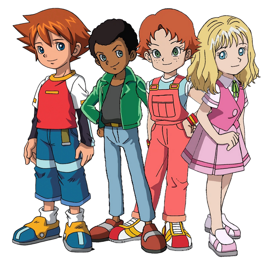 Chris, Danny, Frances and Helen (No Wheelchair) by JacobsT75 on DeviantArt