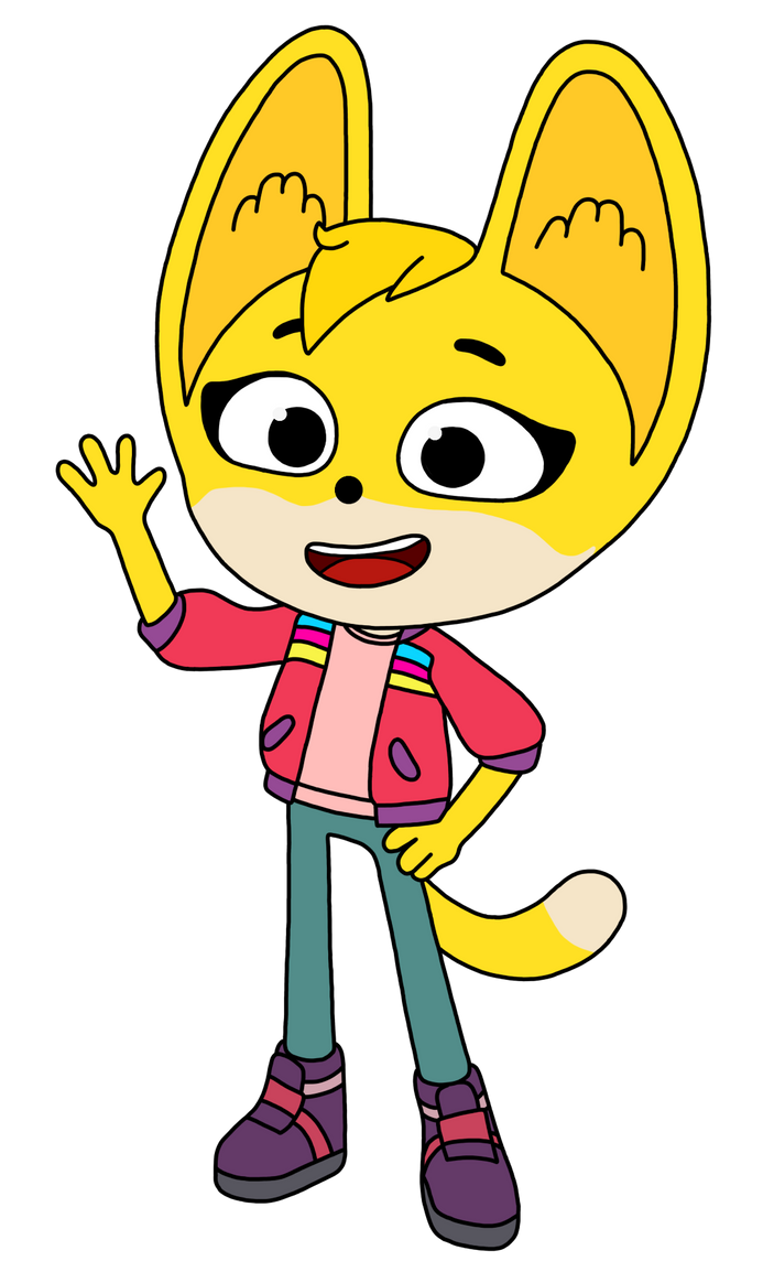 Kit The Character Kit Waving (Drawn) by JacobsT75 on DeviantArt