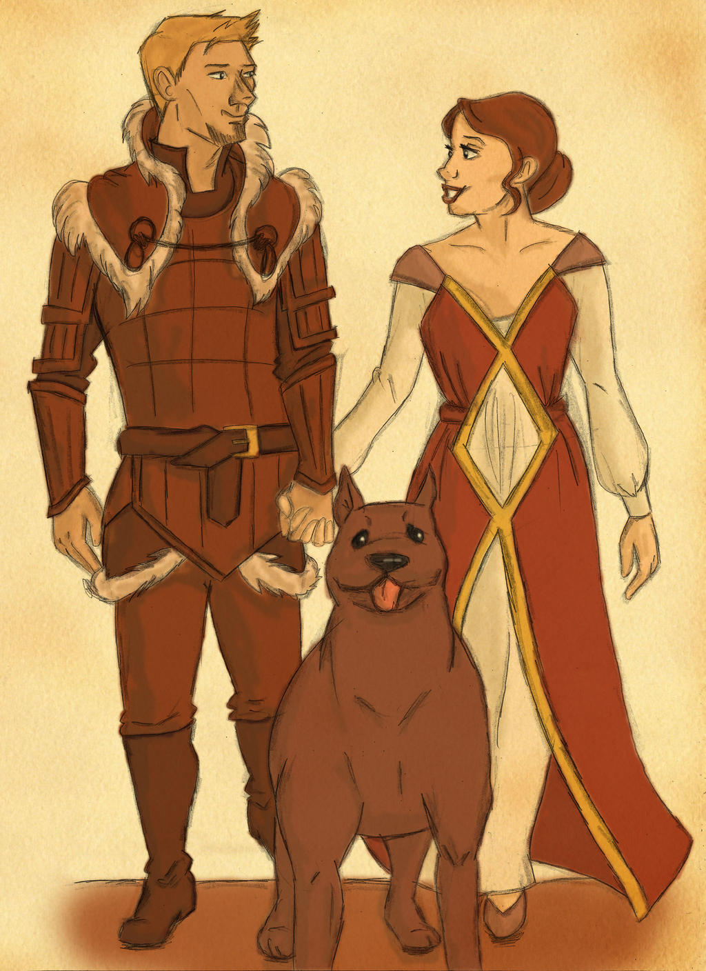 King Alistair and Queen Cousland