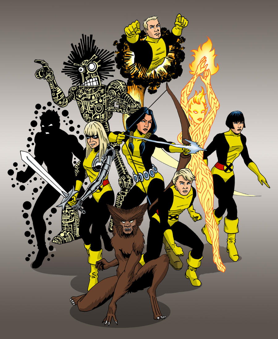 Marvel's New Mutants by xcub on DeviantArt