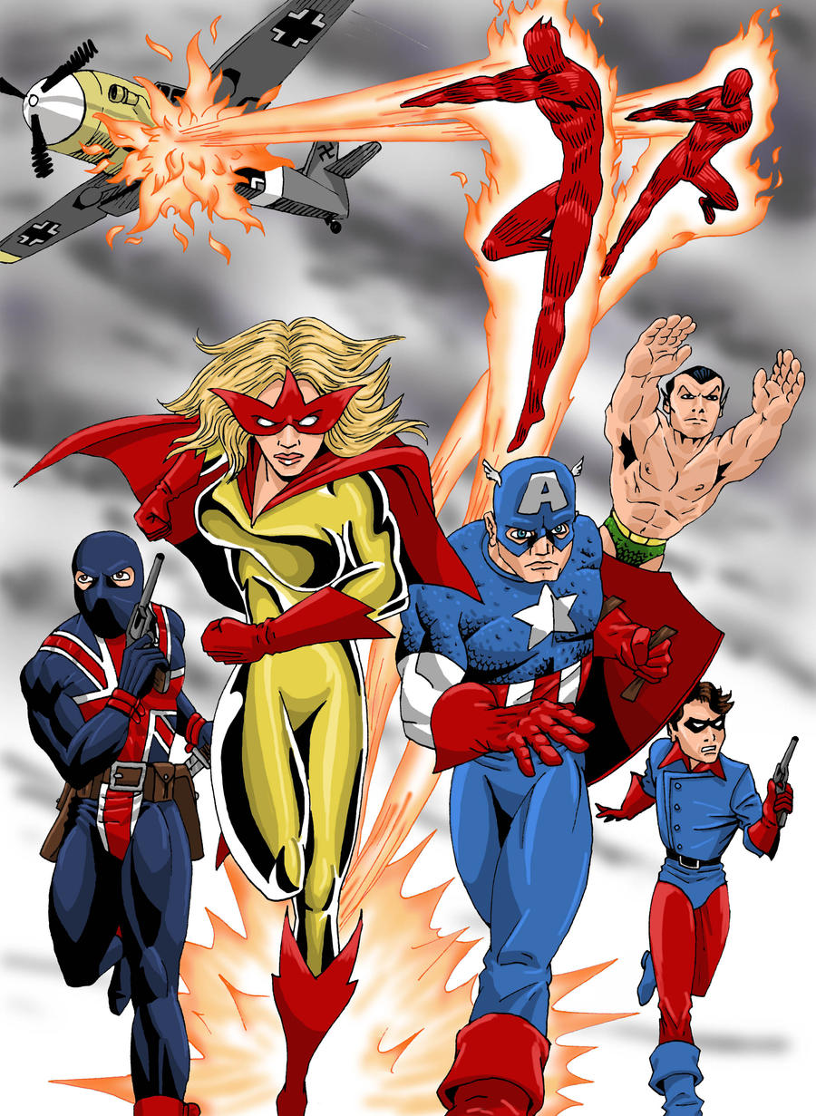 Marvel's Invaders by xcub on DeviantArt