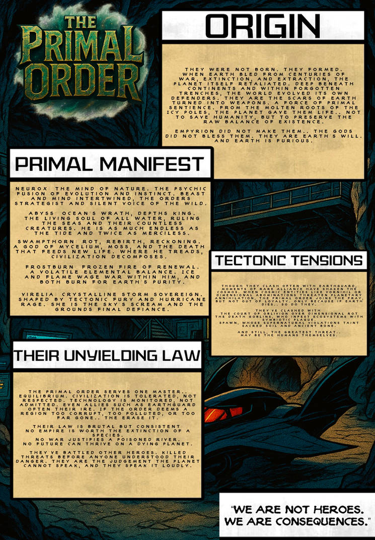 First Order Bio The Primal Order Bio by Joeyr628 on DeviantArt