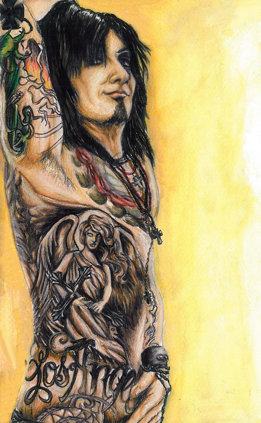Nikki's Sixx Tattoos 2 by SassHaunted on DeviantArt