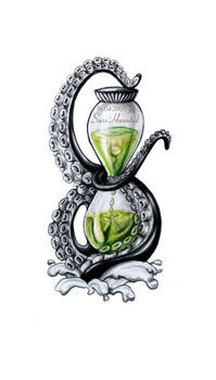 Cthulu Hourglass - Tattoo Design