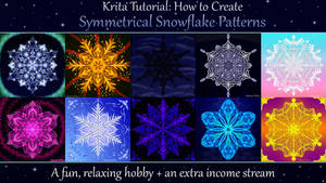 How to Draw Symmetrical Snowflake Patterns