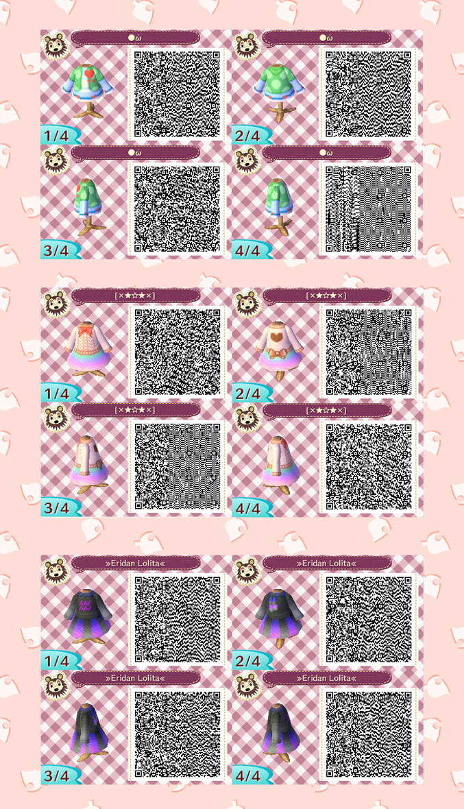 My ACNL qr code collection by Tolfie on DeviantArt