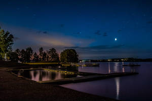 Beach by Night