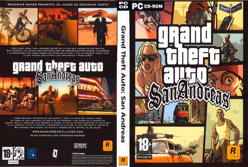 GTA SanAndreas Pc Game DVD