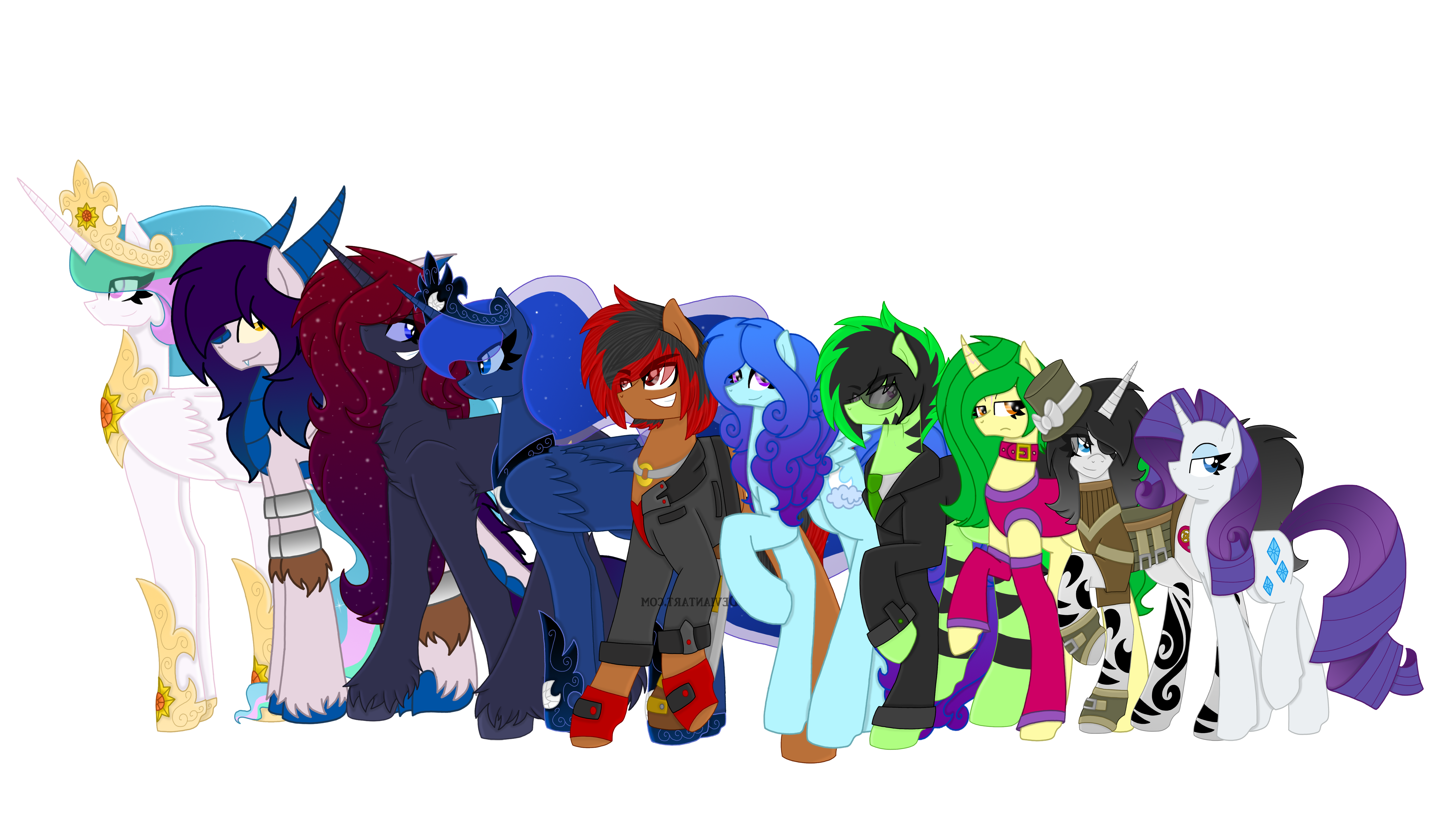 Height Chart: Main OCs