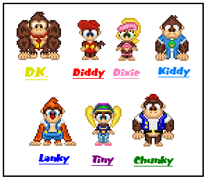 Donkey Kong Sprites