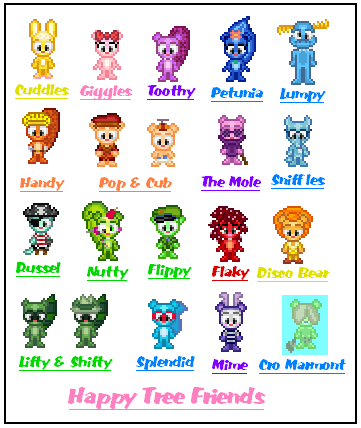 Happy Tree Friends Sprites by SWSU-Master on DeviantArt
