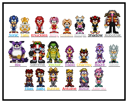 Mighty sprites by BaysenAhiru427 on DeviantArt