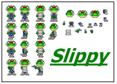 Slippy sprite sheet by SWSU-Master on DeviantArt