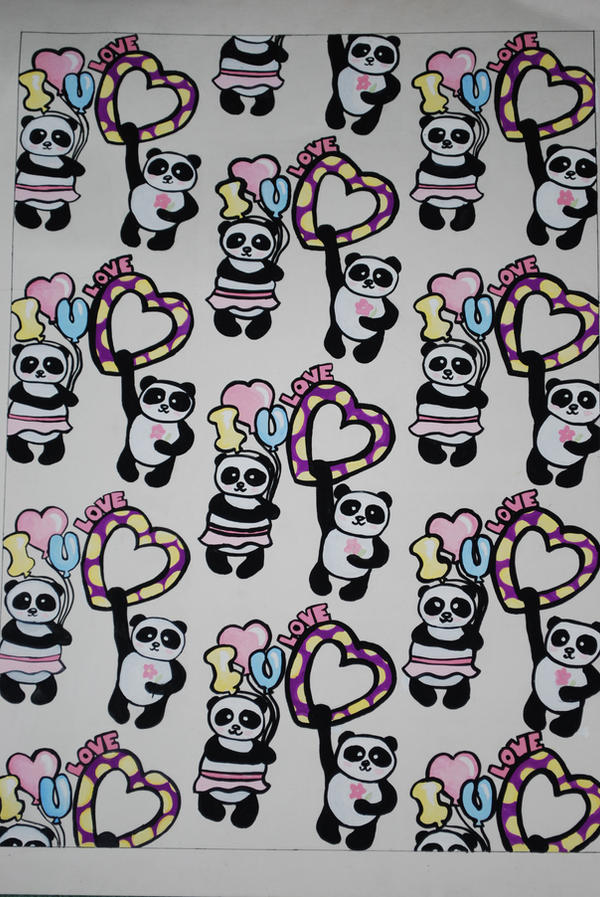 Panda Wrapper Panda gift wrapper by nicurrr on DeviantArt