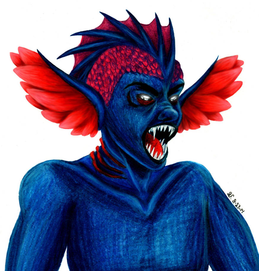 Sea Fish Shark Merman :+~ by creativeHellstorm on DeviantArt