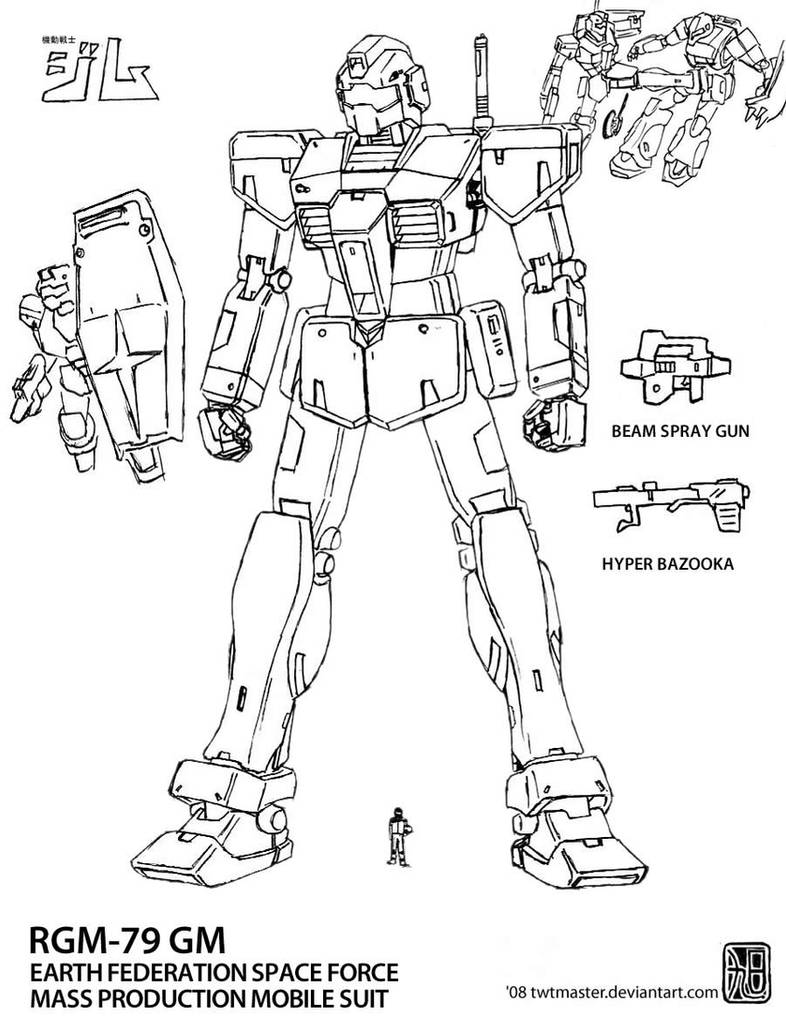 GM mod. Lineart by twtmaster on DeviantArt