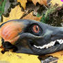 Living Heads Cross Fox Skull SOLD