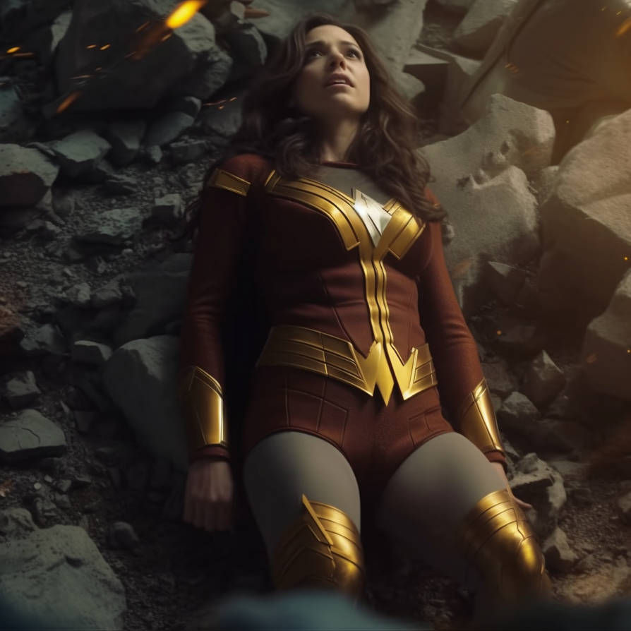 Mary Marvel Defeated By Shockedheroines On DeviantArt mary-marvel-defeated-by-shockedheroines-on-deviantart