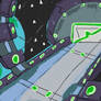 Cloud-9 Hallway Concept Art
