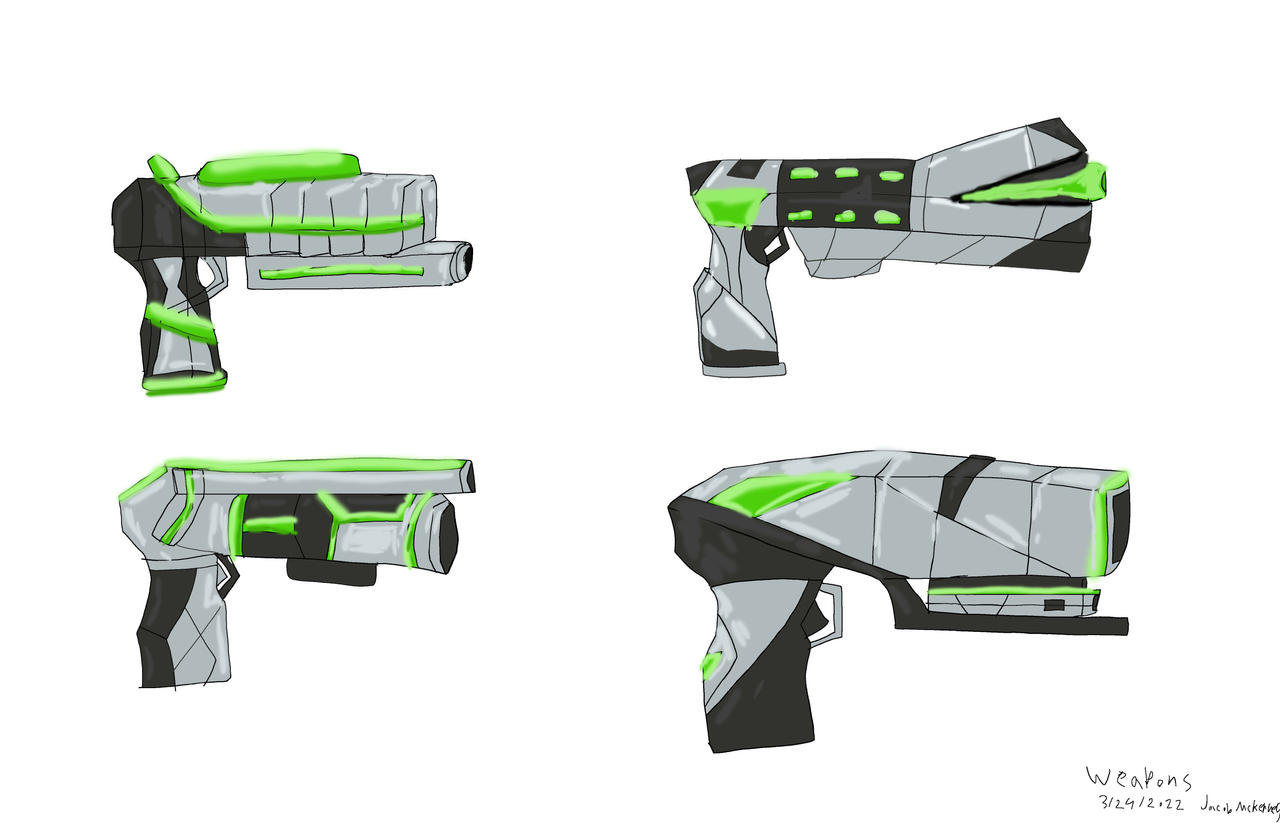 Cloud-9 Guns Concept Art
