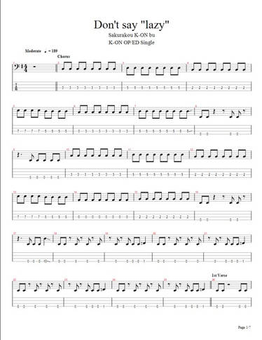 Don't Say Lazy (From K-On!) — Sakurakou K-ON Bu