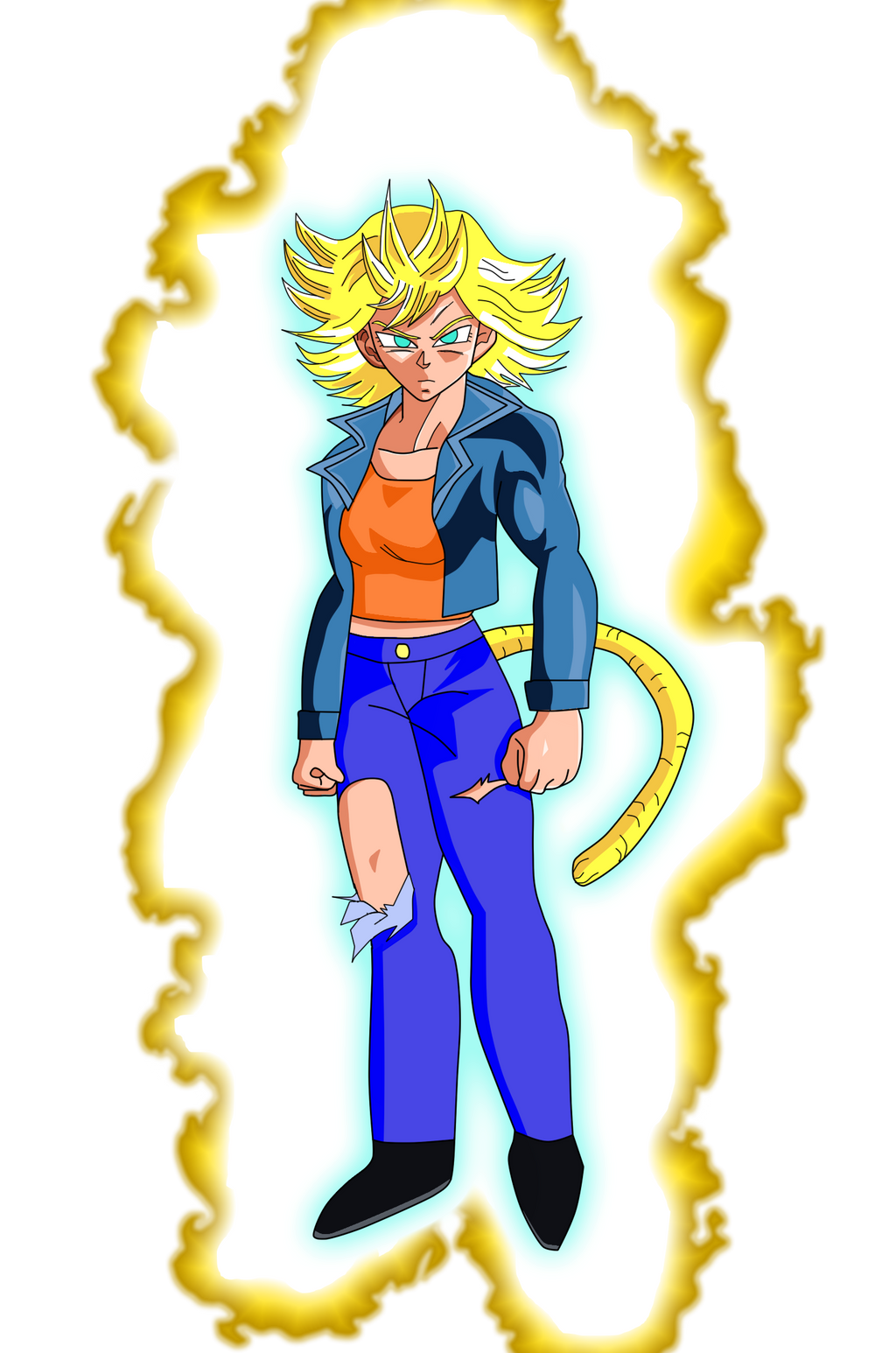 Commission #4 - Leaka Super Saiyan Rage