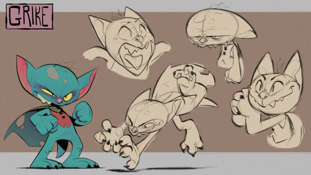 Character Design: Grike the Goblin Cat