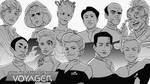 Star Trek: Voyager (Black and White) by VladimirJazz