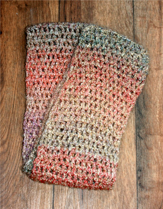 multi pastel colored scarf